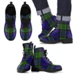 Newman Tartan Leather Boots Footwear Shoes