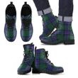 Sinclair Hunting Modern Tartan Leather Boots Footwear Shoes