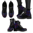 Home Modern Tartan Leather Boots Lion And Thistle