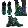 Graham of Menteith Modern Tartan Clan Badge Leather Boots A9