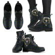 Murray of Atholl Modern Tartan Clan Badge Leather Boots A9