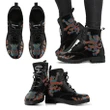 Matheson Ancient Tartan Leather Boots Lion And Thistle