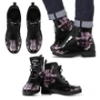 MacPherson Hunting Modern Tartan Leather Boots Lion And Thistle TH8