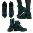 Keith Modern Tartan Leather Boots A9