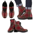 Lindsay Weathered  Tartan Leather Boots Footwear Shoes
