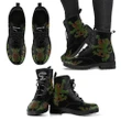 Maxwell Hunting Tartan Leather Boots Lion And Thistle