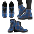 MacLaine of Loch Buie Hunting Ancient Tartan Leather Boots A9
