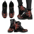 Robertson Weathered Tartan Leather Boots Lion And Thistle