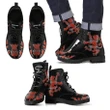 Robertson Weathered Tartan Leather Boots Lion And Thistle TH8