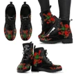 Lennox Modern Tartan Leather Boots Lion And Thistle