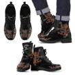 MacNaughton Ancient Tartan Leather Boots Lion And Thistle TH8