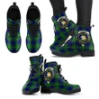 Oliphant Modern Tartan Clan Badge Leather Boots A9