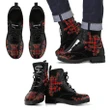 Innes Modern Tartan Leather Boots Lion And Thistle TH8