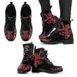 Sinclair Modern Tartan Leather Boots Lion And Thistle