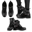 Moffat Modern Tartan Leather Boots Lion And Thistle