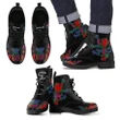 Mar Tartan Leather Boots Lion And Thistle TH8