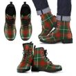 Prince of Wales Tartan Leather Boots Footwear Shoes