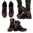 Nicolson Ancient Tartan Leather Boots Lion And Thistle