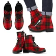 Wallace Weathered Tartan Leather Boots Footwear Shoes