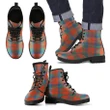 Robertson Ancient Tartan Leather Boots Footwear Shoes