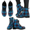 Home Ancient Tartan Leather Boots A9