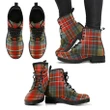 MacPherson Weathered Tartan Leather Boots A9