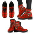 MacDonald of Sleat Tartan Clan Badge Leather Boots A9