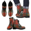 MacPherson Weathered Tartan Leather Boots Footwear Shoes