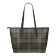 Outlander Fraser Tartan Leather Tote Bag (Small) | Over 500 Tartans | Special Custom Design