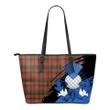 MacPherson Weathered  Leather Tote Bag Small | Tartan Bags