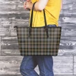 MacKenzie Weathered Tartan Leather Tote Bag (Large) | Over 500 Tartans | Special Custom Design