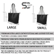 Whitelaw Tartan Clan Badge Leather Tote Bag (Large) |  Over 300 Clans And 500 Tartans | Special Custom Design