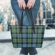 MacKay Ancient Tartan Leather Tote Bag (Small) | Over 500 Tartans | Special Custom Design