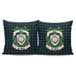 Lamont Modern Crest Tartan Pillow Cover Thistle (Set of two) A91 | Home Set