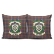 Fraser Hunting Modern Crest Tartan Pillow Cover Thistle (Set of two) A91 | Home Set