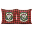 Nesbitt Modern Crest Tartan Pillow Cover Thistle (Set of two) A91 | Home Set
