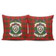 MacAulay Modern Crest Tartan Pillow Cover Thistle (Set of two) A91 | Home Set