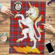 MacFarlane Modern Clan Crest Tartan Unicorn Scotland Jigsaw Puzzle