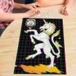 Urquhart Modern Clan Crest Tartan Unicorn Scotland Jigsaw Puzzle