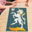 Inglis Ancient Clan Crest Tartan Unicorn Scotland Jigsaw Puzzle