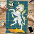 Hamilton Hunting Ancient Clan Crest Tartan Unicorn Scotland Jigsaw Puzzle