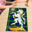 Maitland Clan Crest Tartan Unicorn Scotland Jigsaw Puzzle