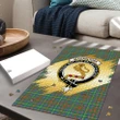 MacKintosh Hunting Ancient Clan Crest Tartan Jigsaw Puzzle Gold
