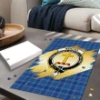 Mercer Modern Clan Crest Tartan Jigsaw Puzzle Gold