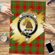 MacGregor Modern Clan Crest Tartan Jigsaw Puzzle Gold