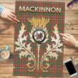 MacKinnon Ancient Clan Name Crest Tartan Thistle Scotland Jigsaw Puzzle