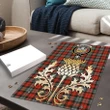 MacLachlan Weathered Clan Crest Tartan Thistle Gold Jigsaw Puzzle