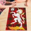 MacDougall Modern Clan Crest Tartan Unicorn Scotland Jigsaw Puzzle