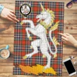 MacFarlane Ancient Clan Crest Tartan Unicorn Scotland Jigsaw Puzzle