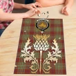 MacGillivray Hunting Ancient Clan Crest Tartan Thistle Gold Jigsaw Puzzle